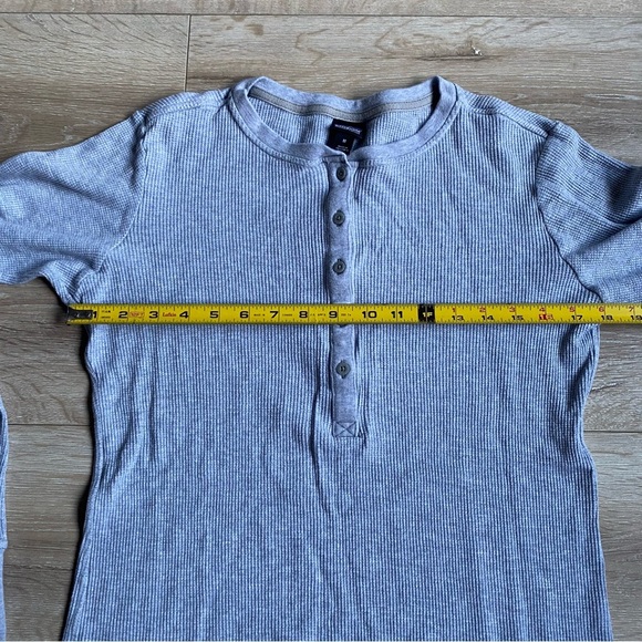 Patagonia Henley long sleeve waffle knit grey medium - Picture 4 of 4